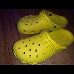 Yellow crocs